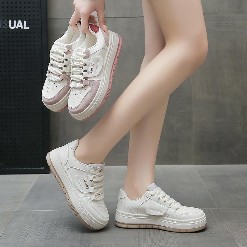 Spring and autumn new casual fashion shoes board shoes Korean version of students lightning soft sole small white shoes