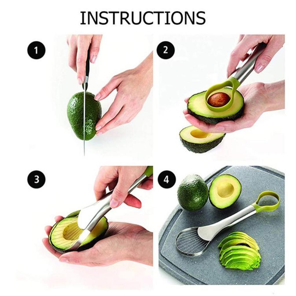Avocado Slicer Avocado Cutter Pit Removal Tool Peeler Cutter Kitchen Gadget