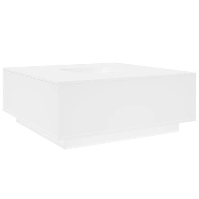 VidaXL Table basse blanc 100x100x40 cm bois d'ingénierie 3284049