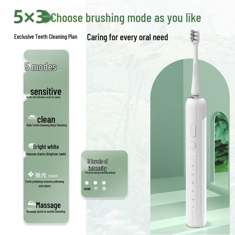 ROAMAN E30 Smart Sonic Electric Toothbrush CN plug (adapter included)
