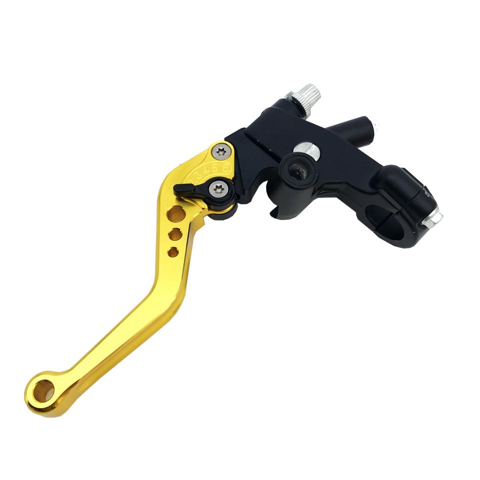 

Universal 8 Colors Motorcycle 22MM 7/8 Handlebar Clutch Levers For Honda Suzuki Kawasaki Yamaha ATV золотой