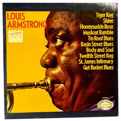 LP Record LOUIS ARMSTRONG - Louis Armstrong SHM639 Hallmark Record 1969 UK Jazz Used
