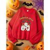 Ghost Pumpkin Spice Season Printed Ladies Sweatshirt Harajuku Costume Autumn Casual Halloween Pullover