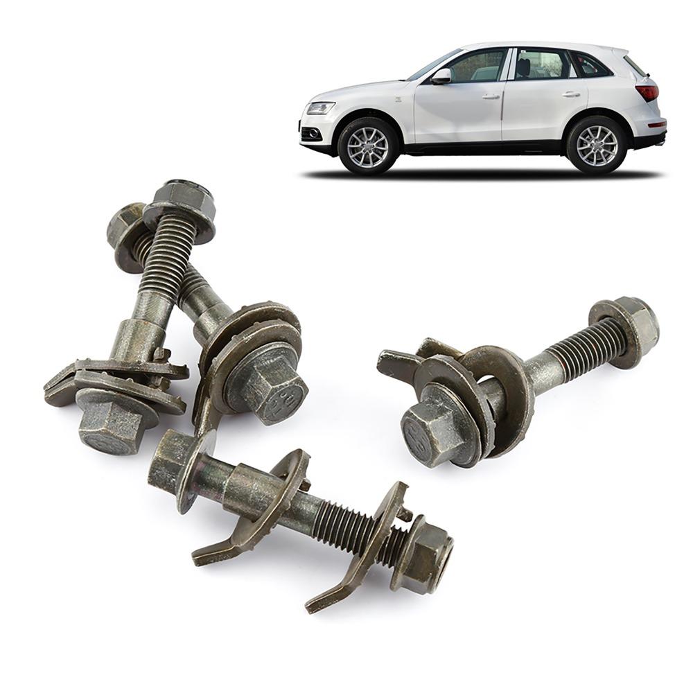 4pcs 14mm Diameter Camber Kit Steel Material Alignment Cam Bolt Cam Bolt Kit Four Wheel Alignment