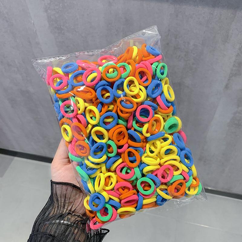 Elastic Hair Tie for Children and Women - Soft, Hair-Friendly Rubber Bands for Little Girls and Babies