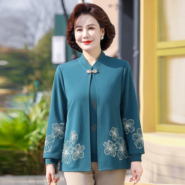 

Женская осенняя одежда Модный вязаный свитер Женская одежда Новая мама Топ с длинным рукавом Модный темпераментный комплект из двух предметов 4XL