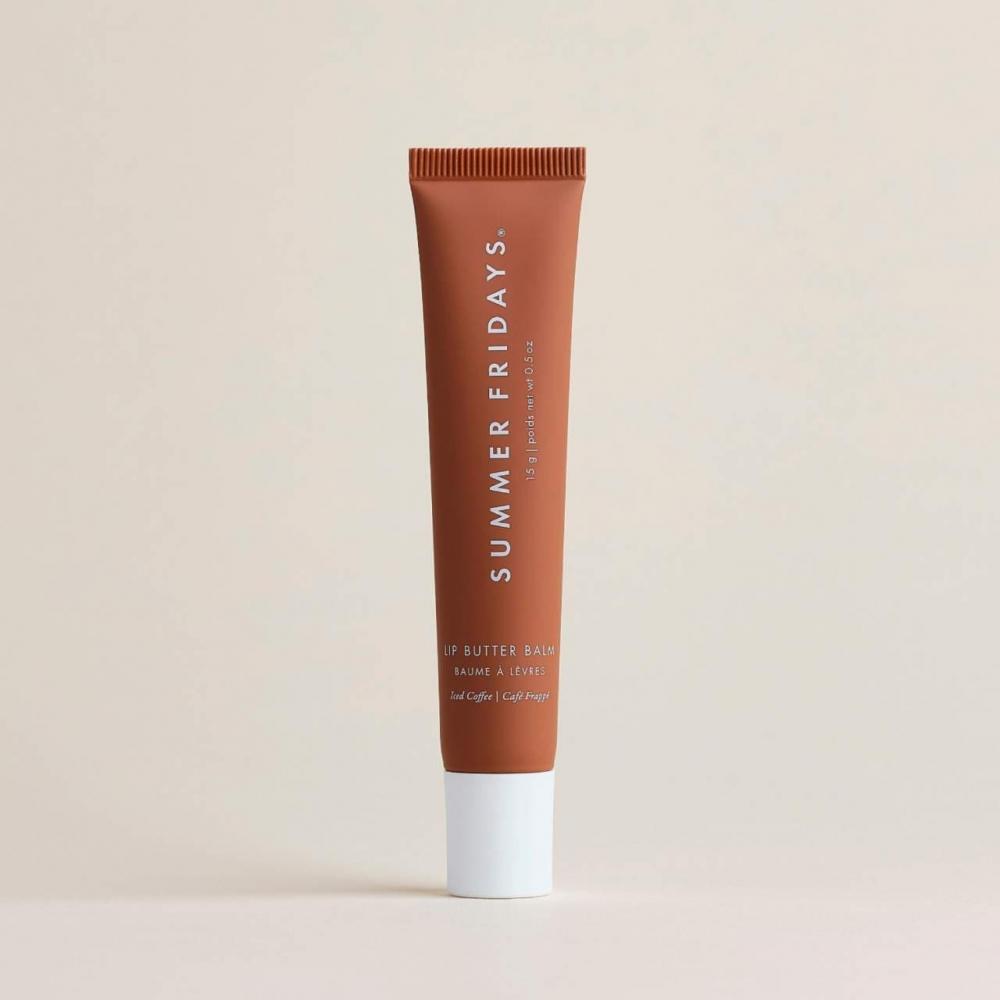 Summer Fridays Lip Butter Balm Treatment Hydration + Shine 0.5 Oz Iced Coffee