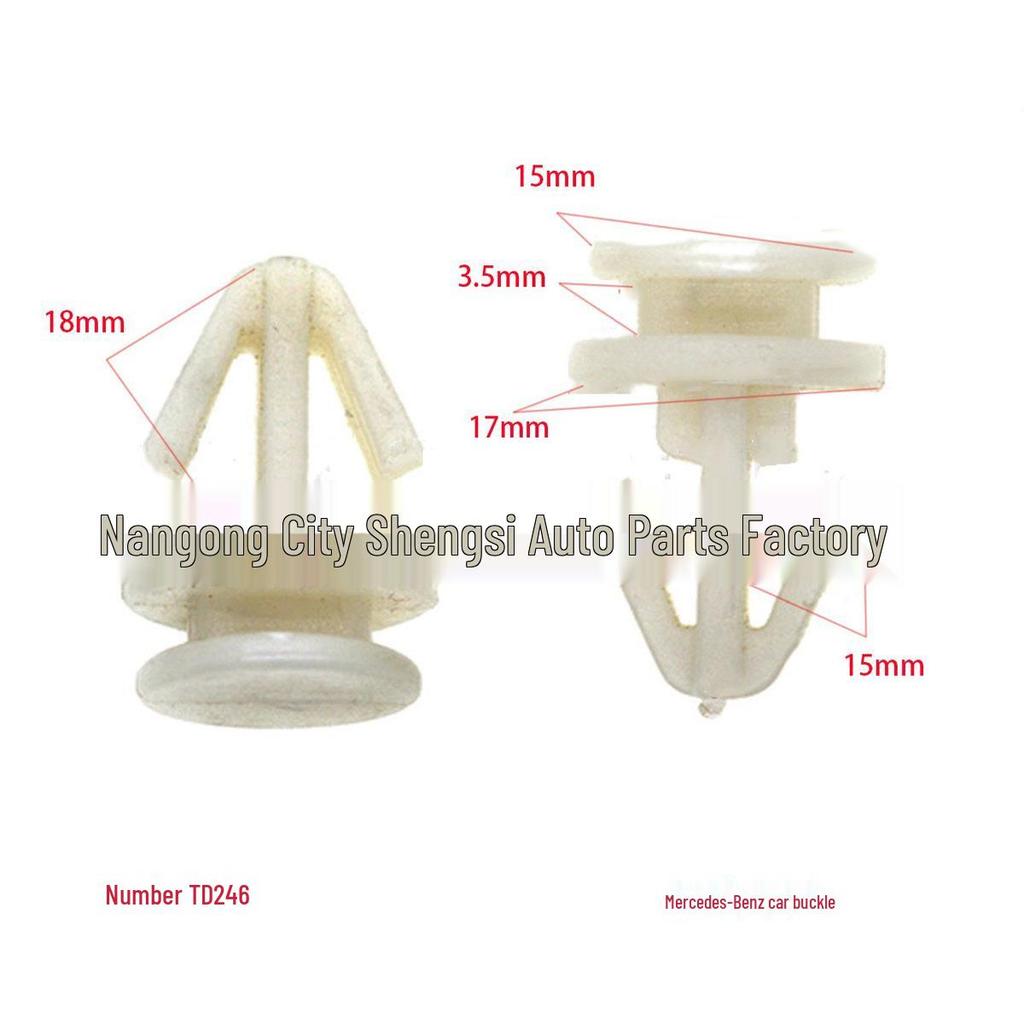 BMW & Mercedes-Benz Car Grille Trim Panel Clips for Bumper, Trunk, and Side Skirts