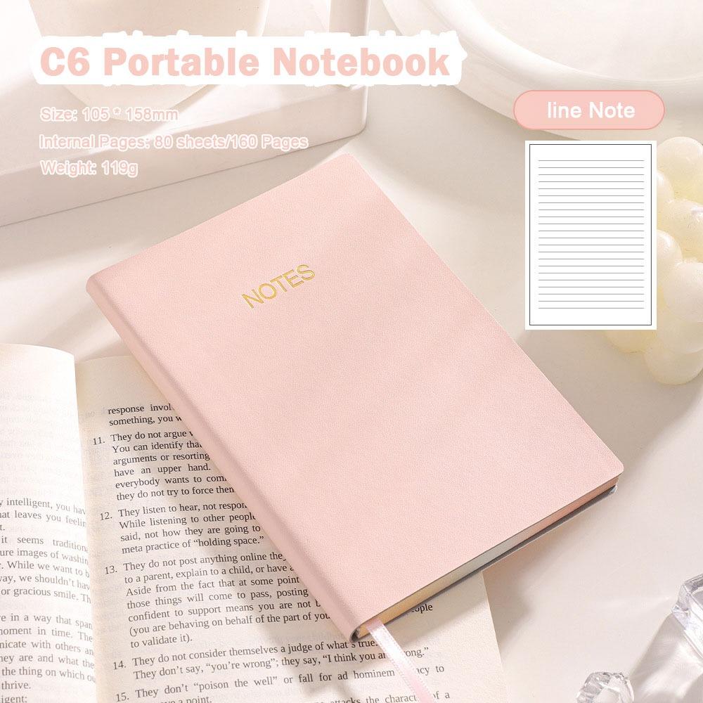 160 Seiten Journal zum Schreiben PU-Leder Tagebuch Notizbuch Trendiges Studenten-Notizbuch Für die Schule