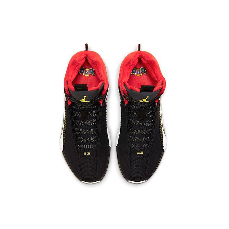 Air Jordan 35 Čínský Nový rok Unisex Tenisky Černá Univerzitní-Červená Žlutá DD2234-001