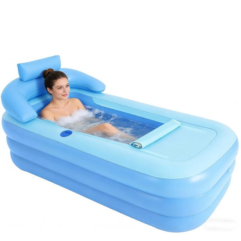 Collapsible Inflatable Bathtub For Adults Home Spa Relaxation