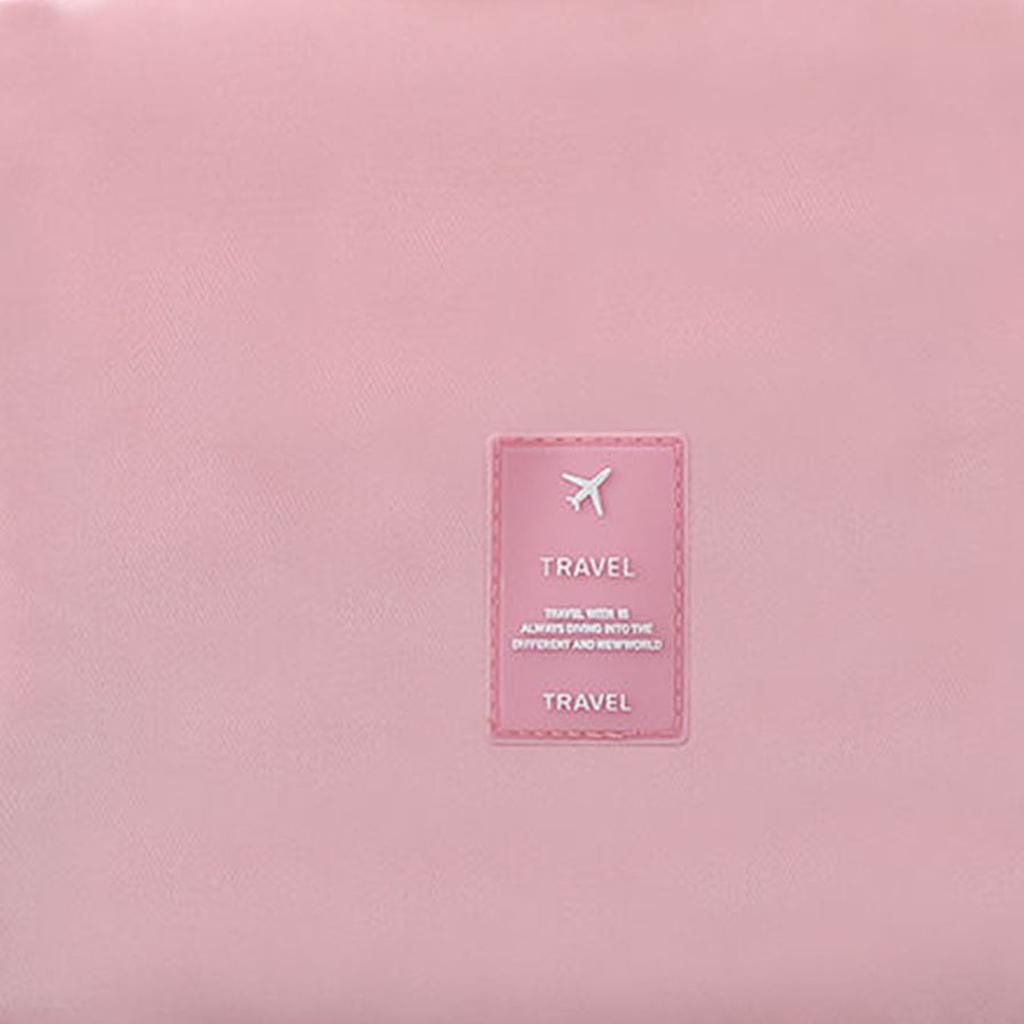 Cosmetic Bag Small Portable Makeup Bag Zippered High Capacity Toiletry Bag Travel Washing Bag