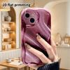 Phone Case: 2D Flat Design Suitable for iPhone 18, 17, 16, 15, 14, 13Pro Protective Case, Couple Style, Dark Red Texture, Christmas and Halloween Gift