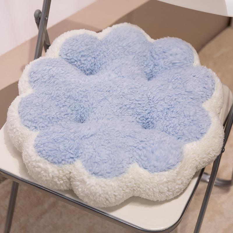 Multicolor Round Non-Slip Macaron Seat Cushion for Home or Office Chair
