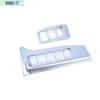 For Mitsubishi Outlander 2013-20 Silver Headlight Button Frame Cover Trim Decor