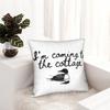 Decorative Pillowcase Heated Rivalry Stupid Canadian Wolf Bird Merch Home Pillow Case Cover Square Style Multi-Size