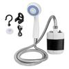 RV Portable Shower Camping Outdoor Handheld Electric Shower Battery 2200hm Handheld Rechargeable Camping
