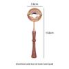 Double-Headed Wax Seal Spoon with Gold & Rose Gold Handles – Wax Melting Accessory for Sealing Stamp.