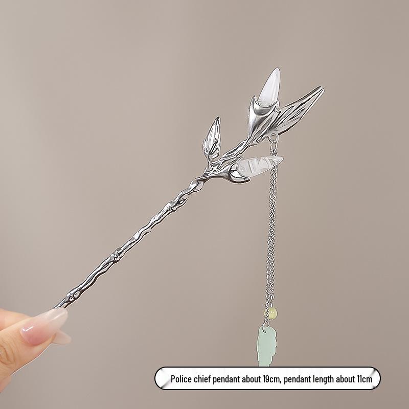 Vintage Chinese Style Hairpin for Updos - Elegant Retro Hair Stick with Tassel for Qipao