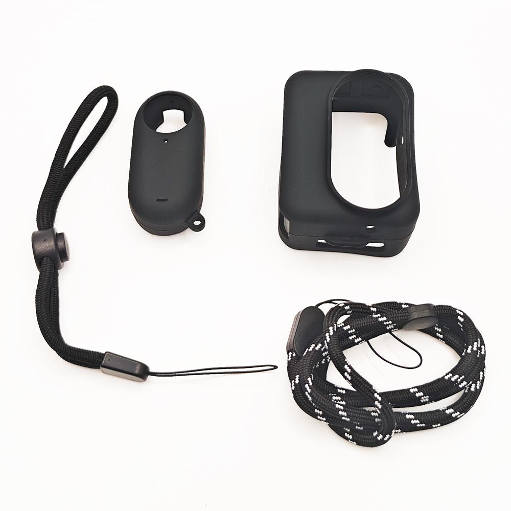 GO 3S Silicone Protective Cover Lens Cap Camera Case for Insta360 GO 3 / 3S Action Cameras Full-Body Protection