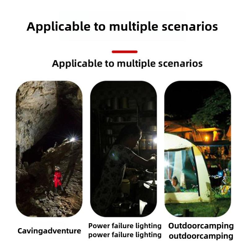 New Cross-Border High-Power Flashlight COB Outdoor Searchlight Type-C Rechargeable Emergency Handheld Work Light