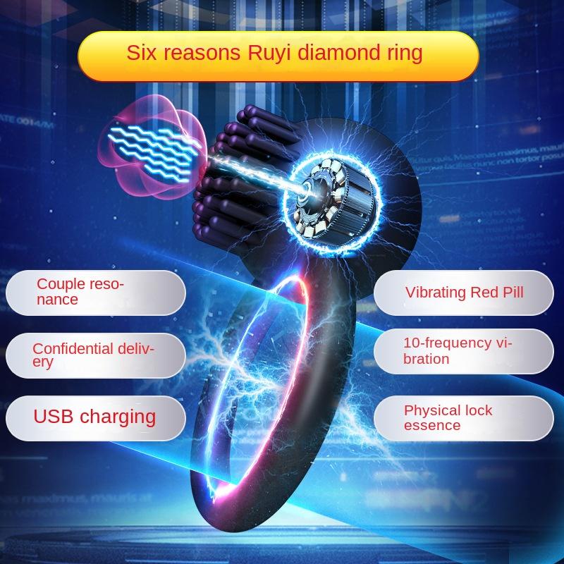 Couple Rings Vibrating Penis Cock Ring Sex Tool for Men Delay Ejaculation Cockring Sexy Goods Vibrator Sex Toys for Male Gay