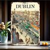 Stück Vintage Kommen Sie nach Dublin Metallblechschild UV-bedruckt x Zoll Eisen Wandbehang Dekor Mehrzweck Englischer Text