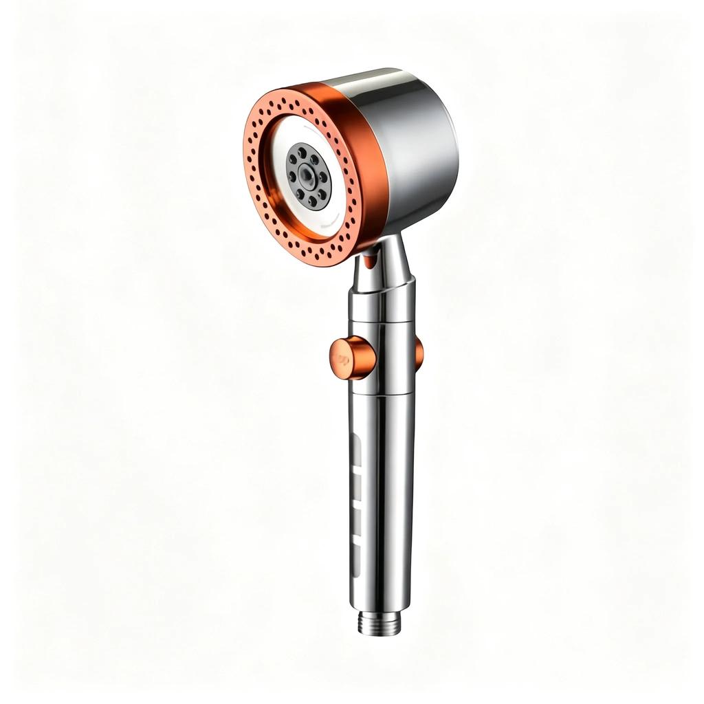 Chuveiro de Alta Pressão Economizador de Água com Filtro 5 Modos Chuveiro de Mão Parada com um Botão Acessórios de Banheiro