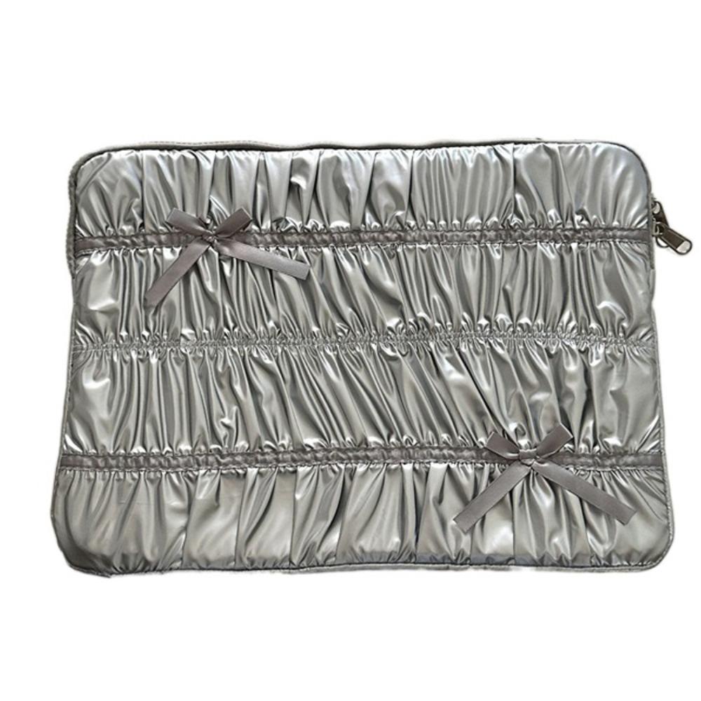 Waterproof Portable Laptop Bags Bow Notebook Sleeve Simple Laptop Case Women's Bag