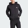 Adidas Workout Hoodie Black/White Men Streetwear IT4308