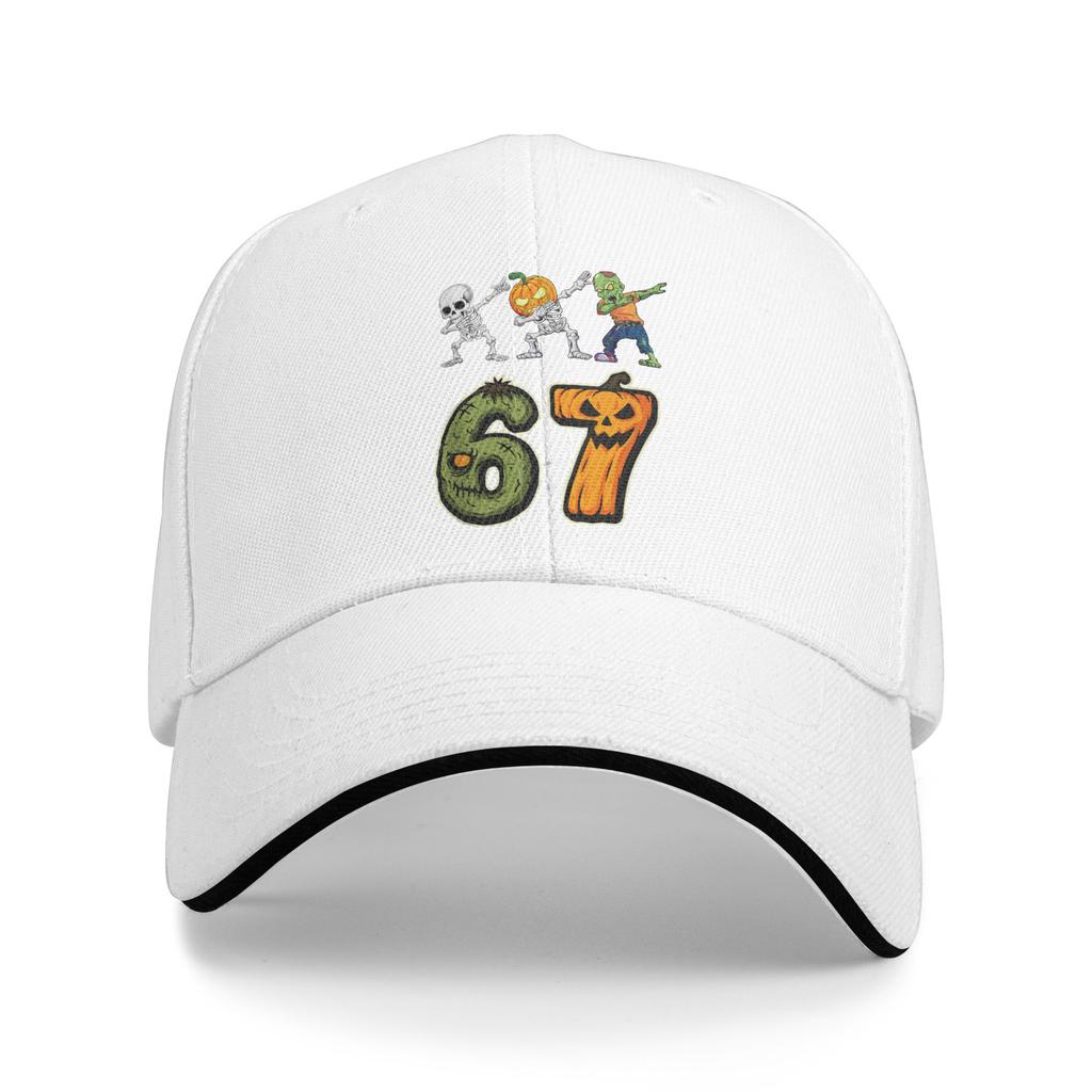 Dabbing Halloween Ragazzi Sei Sette 67 Meme Cappellino da Baseball y2k Carino Cappellino Trucker Estivo Uomini Adulti Escursionismo Pesca Cappellini da Baseball