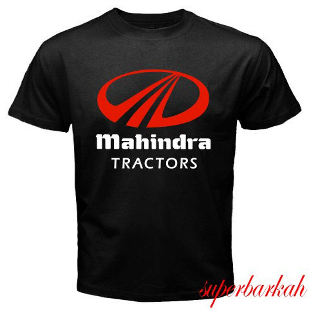 Buy Mahindra Tractors Company Logo Mens Black T Shirt Fashion Men T