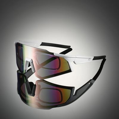 Randlose Sportbrille Herren Mode Spiegel Schutzbrille für Radfahren Damen Neu Trendy Anti-UV Outdoor-Sonnenbrille
