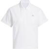 Go-To Ss25 Layer Sweatshirt Casual Short Sleeve Polo Women Tops White JJ4139