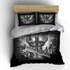 Judas Priest Steel Cross Design Bedding Duvet Cover Set Duvet Cover Pillowcases  (1*Duvet Cover 2*Pillowcases, Without Duvet Insert)