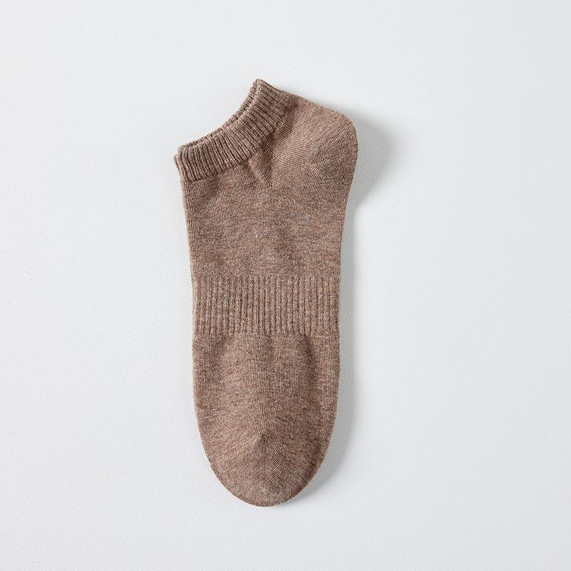 Men's Summer Thin Cotton Ankle Socks: Breathable, Sweat-Absorbing, Anti-Odor Low-Cut Sports Socks