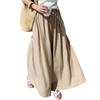 Korean Style Women's Wide-Leg Linen Pants: Summer Solid Color Fashion Casual Trousers