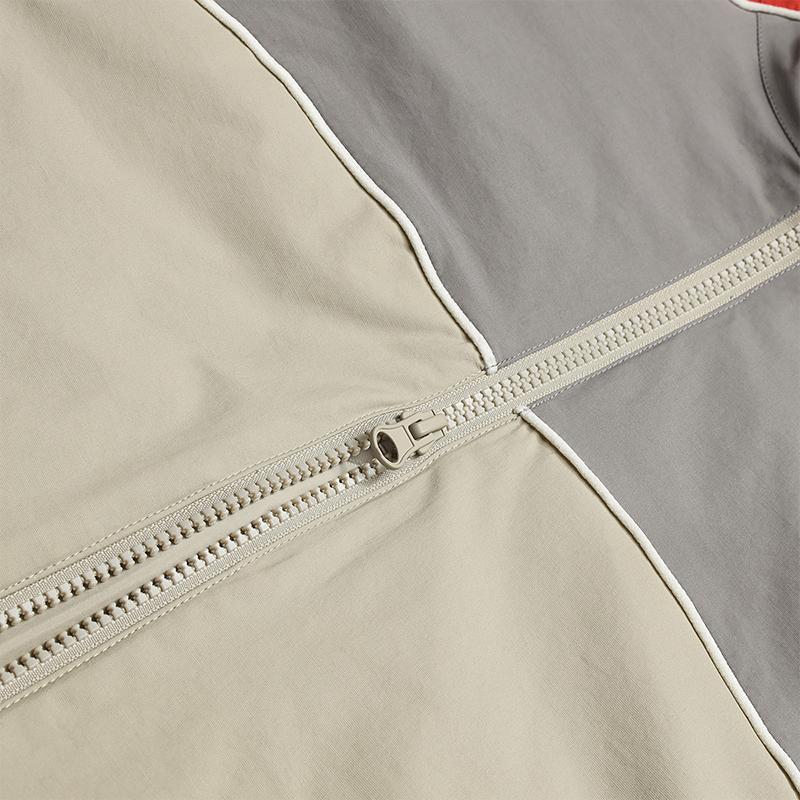 FILA Original Fashionable Personality Retro Cool Color-Block Loose Short Stand-Collar Cotton Jacket Women jackets Pink F11W549906FLK