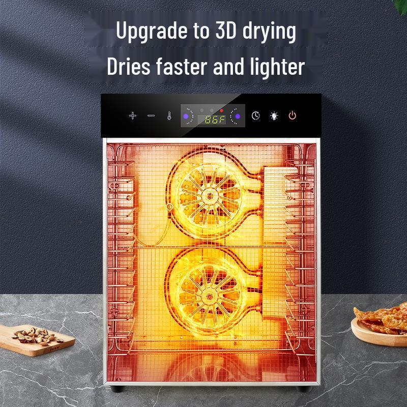 18-Layer Multifunctional Food Dehydrator for Vegetables, Meat, Jerky, Fruits, and Snacks