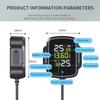 Motorcycle TPMS Wireless Tire Pressure Monitor LCD Display Waterproof System