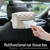 Cute Cartoon Hanging Car Tissue Box Set - Creative and High-End Car Accessory