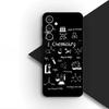 Handyhülle für Samsung Galaxy S22 S21 S20 FE Ultra Plus A07 A17 A15 A16 A25 A57 A37 Weiche Hülle Chemische Mathe Gleichung Formel