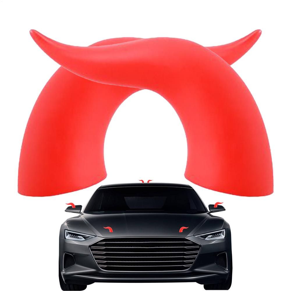 Car Roof Dragon Horn 2 Pieces Dragon Horn Car Exterior Modification Vehicle Roof Decoration For SUVs RVs Trucks Road Trips