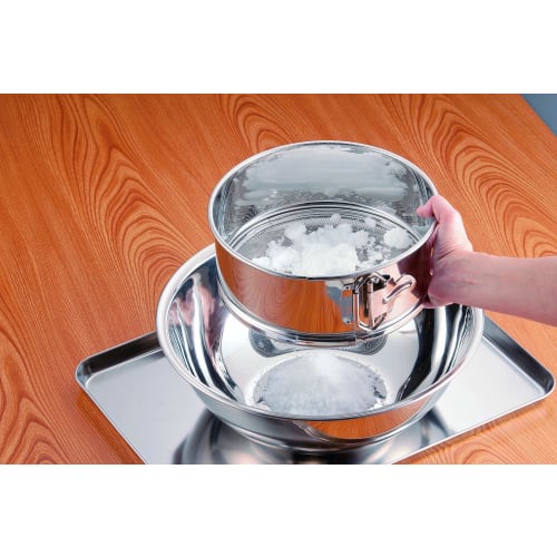 Endo Shoji Strainer, Commercial Grade, One-Touch Straining Frame, 27cm, 18-8 Stainless Steel, Made in Japan, BUL01027