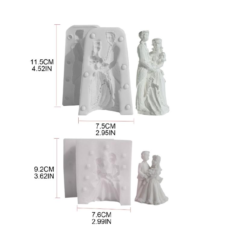 Candle Molds Home Scented Candle Decoration Resin Epoxy Molds DIY Table Ornament