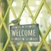 Retro Doorplate Decoration Hanging Double-sided Wall Decoration Pendant Wall Hanging  Outdoor