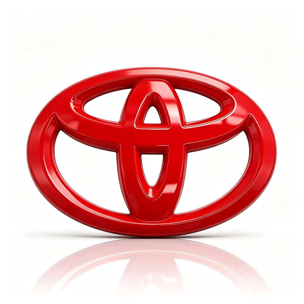 1Pcs Toyota ABS Steering Wheel Emblem Sticker Interior Modification Badge For Toyota Hilux Corolla RAV4 Camry Highlander Yaris
