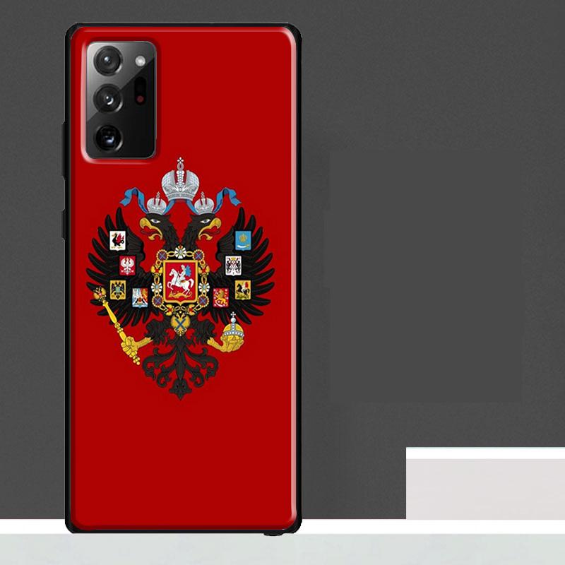 Russian Empire Coat of Arms Case For Samsung Galaxy S25 S24 S23 Ultra S9 S10 S20 S21 S22 Plus S23 FE S25 FE Phone Cover