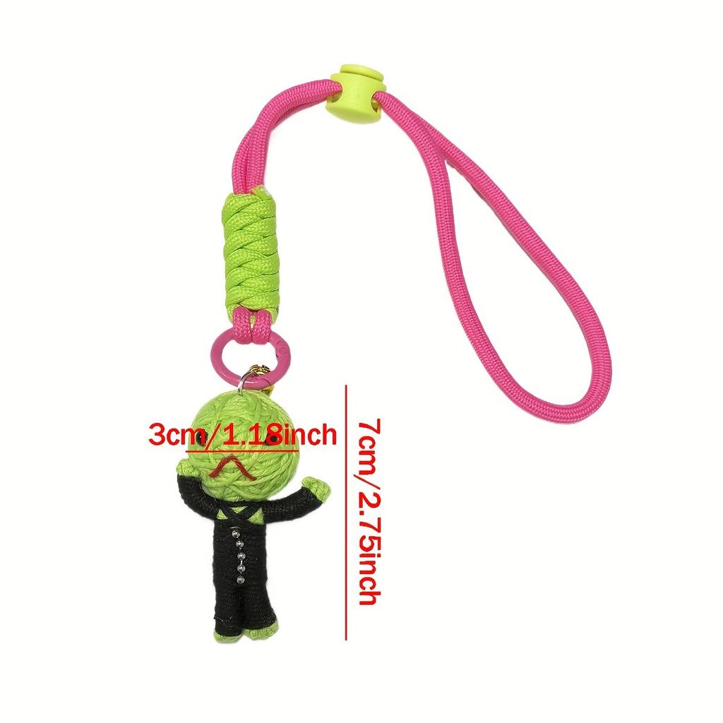 Woolen Voodoo Doll Creative Pendant Mummy Keychain Doll Male and Female Student Bag Hanging Couple Hanging Accessories