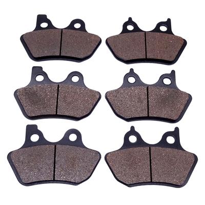 1 Satz Motorrad-Bremsbeläge vorne und rechts für Harley FLHTC / FLHTCi Electra 2000 2001 2002 2003 2004 FLHR Road King 2000-2007